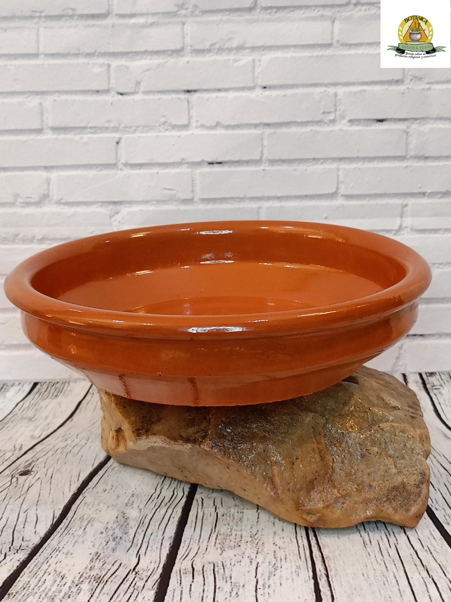CUENCO DE BARRO 15CM (cazuela rustico)