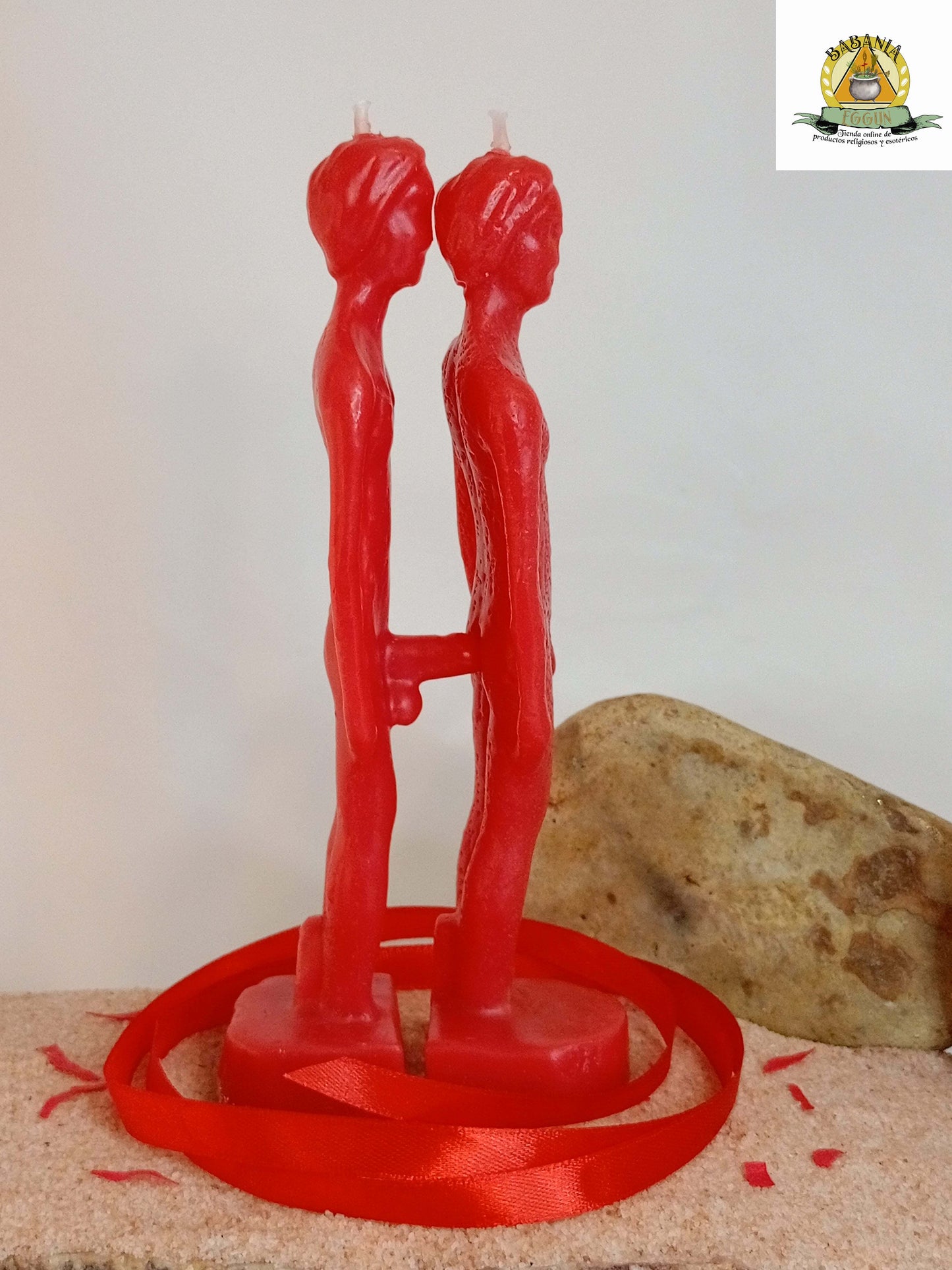 VELA UNION HOMBRE HOMBRE 18cm (Rojo)