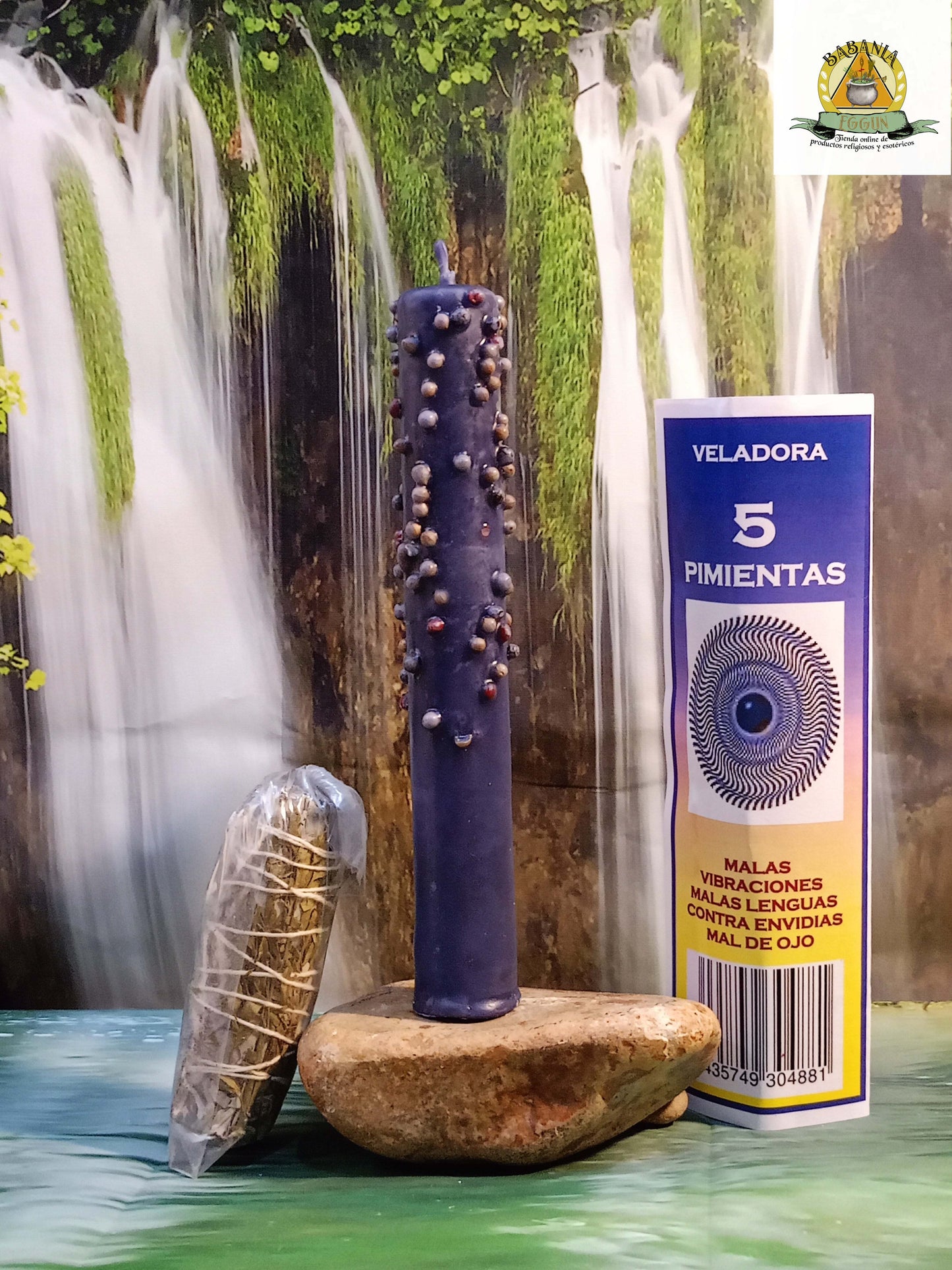 VELADORA 5 PIMIENTAS