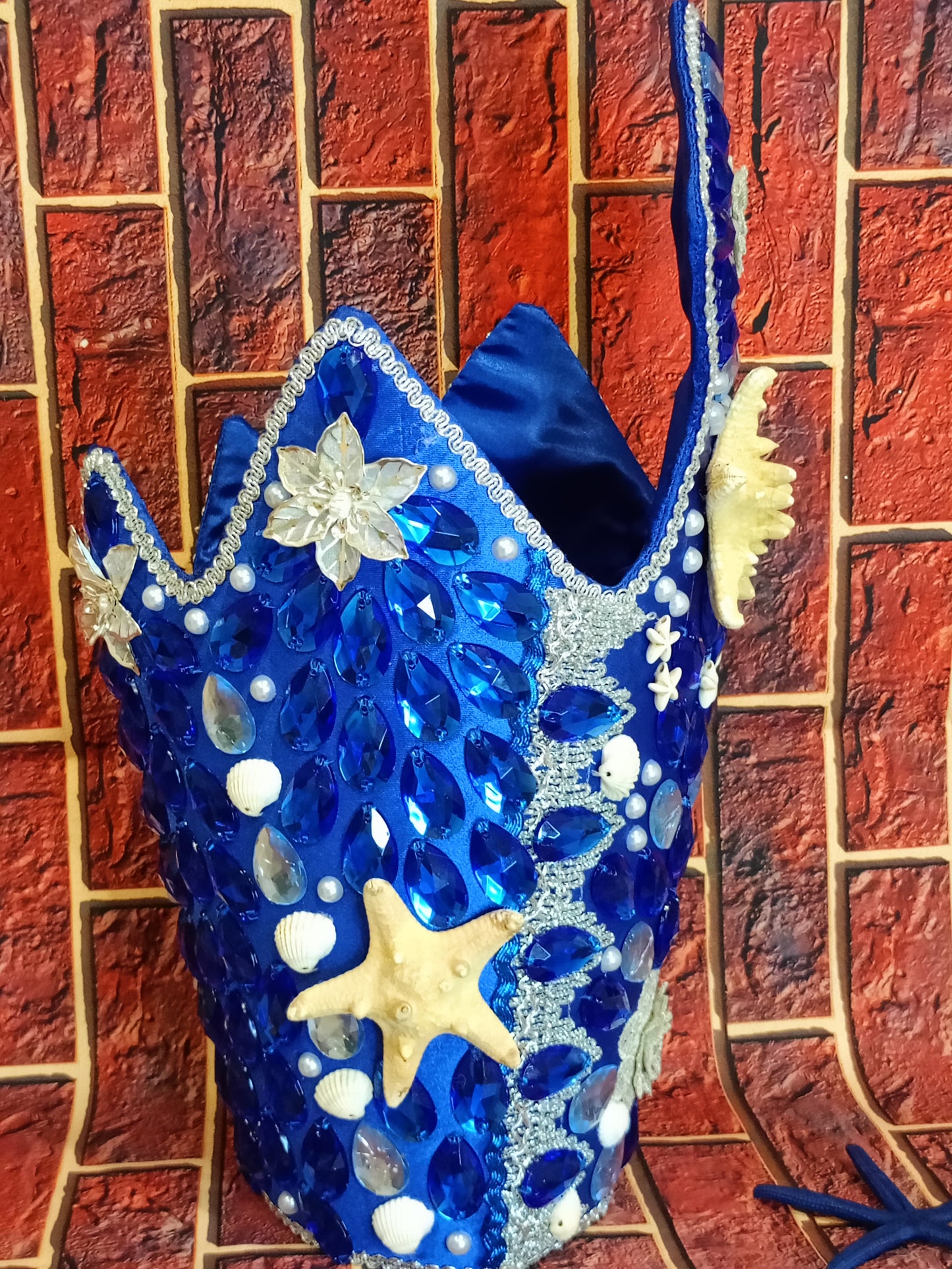 CORONA DECORADA YEMAYA MAYELEWO GRANDE (personaliza)