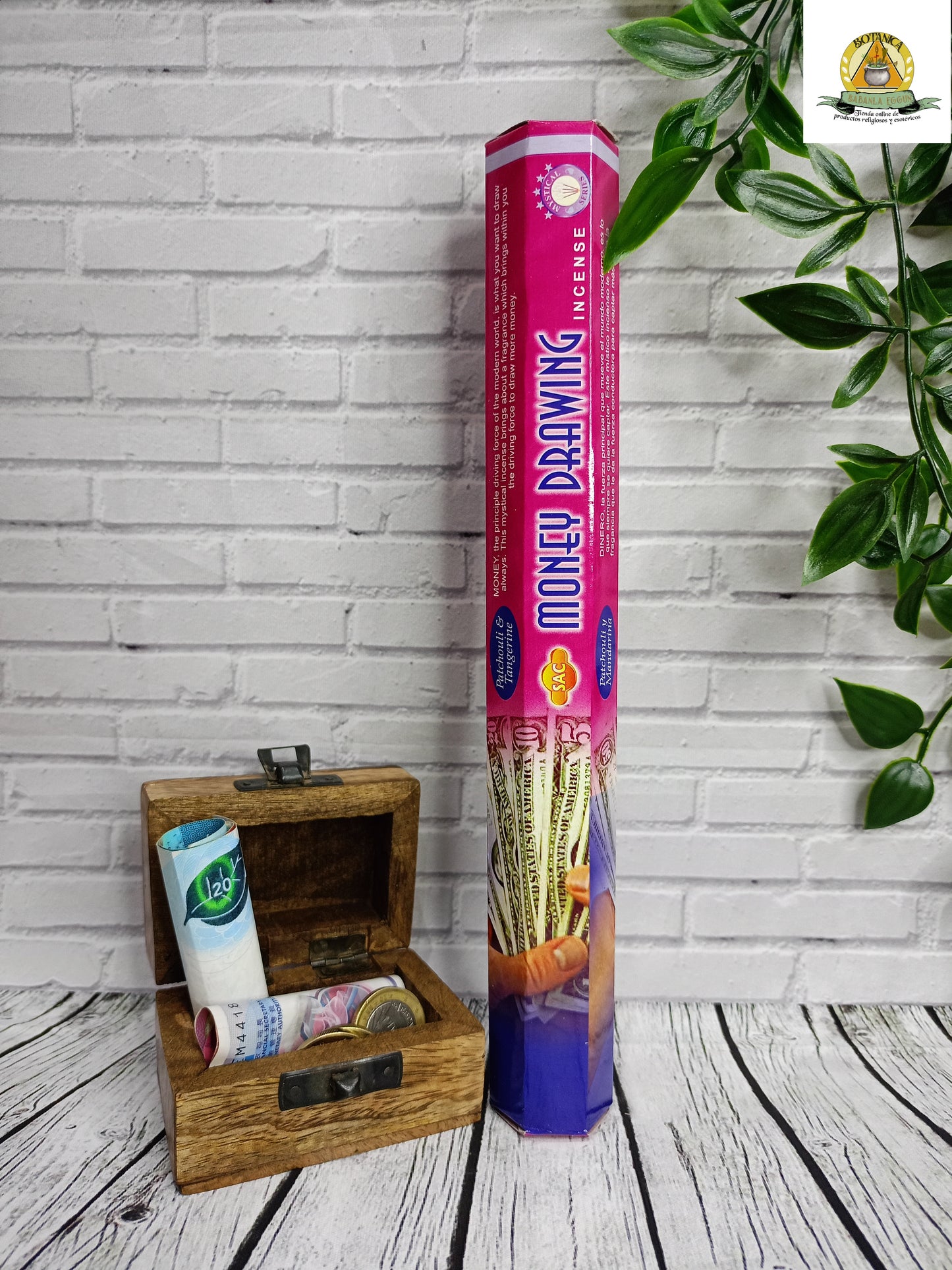 INCIENSO ATRAER DINERO, IMAN Y BUENA SUERTE X 20 VARITAS