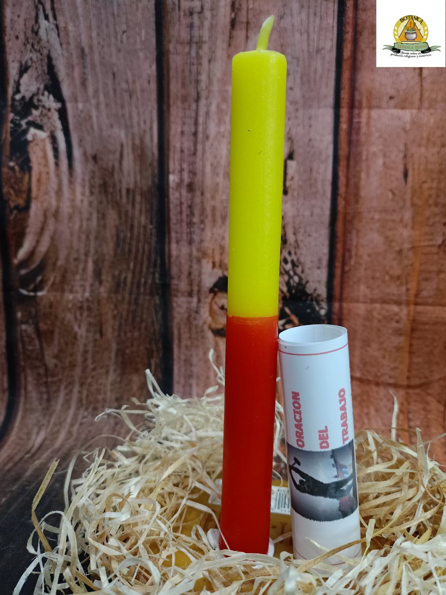 VELA BUJIA + ORACION JUAN DEL TRABAJO