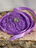 AMULETO HERRADURA con trebol de la suerte AMULETOS