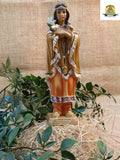 ESTATUA SANTA CATALINA  TEKAKWITHA 20 CM