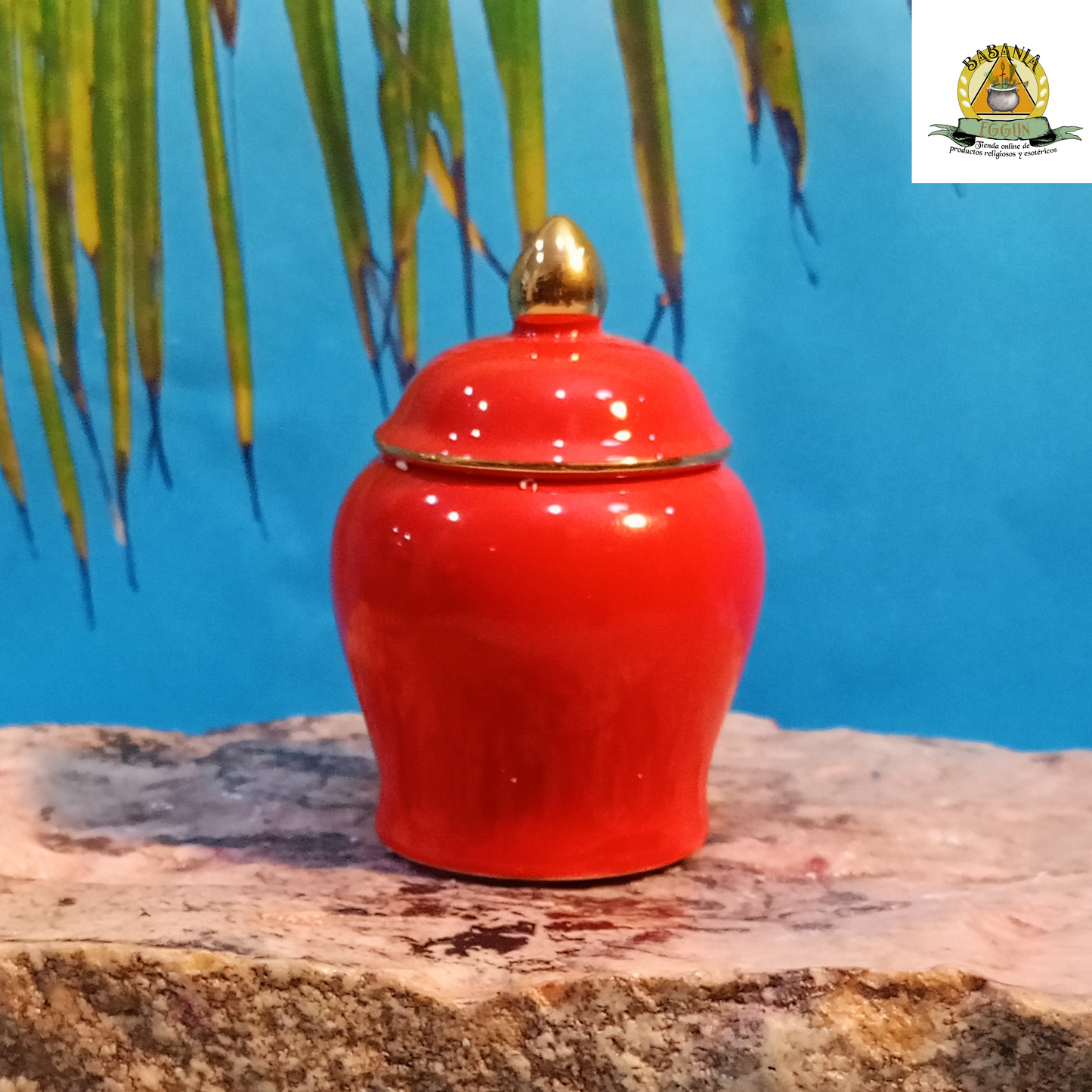 IBEYIS POTICHE ROJO pequeño ( 6.5 x 4.5).