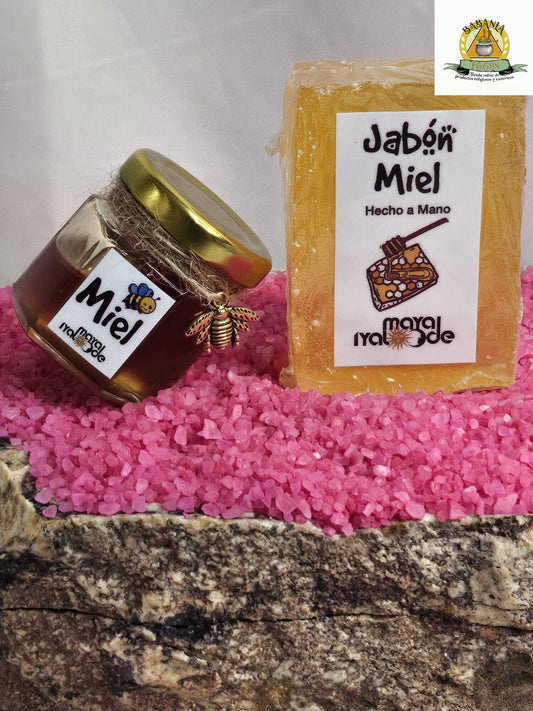 JABON MIEL  HECHO A MANO 100GR