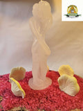 VELA ENTRELAZADA BLANCA 30cm