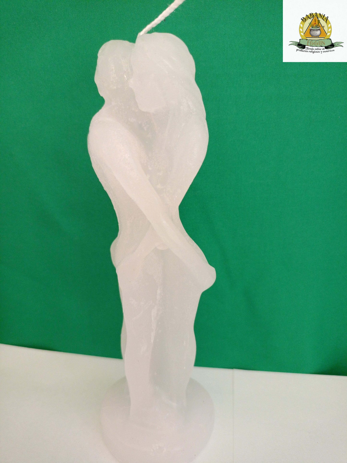 PAREJA ENTRELAZADA BLANCA mediana