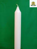 VELA ALARGADA BLANCA 180 X 21.5MM