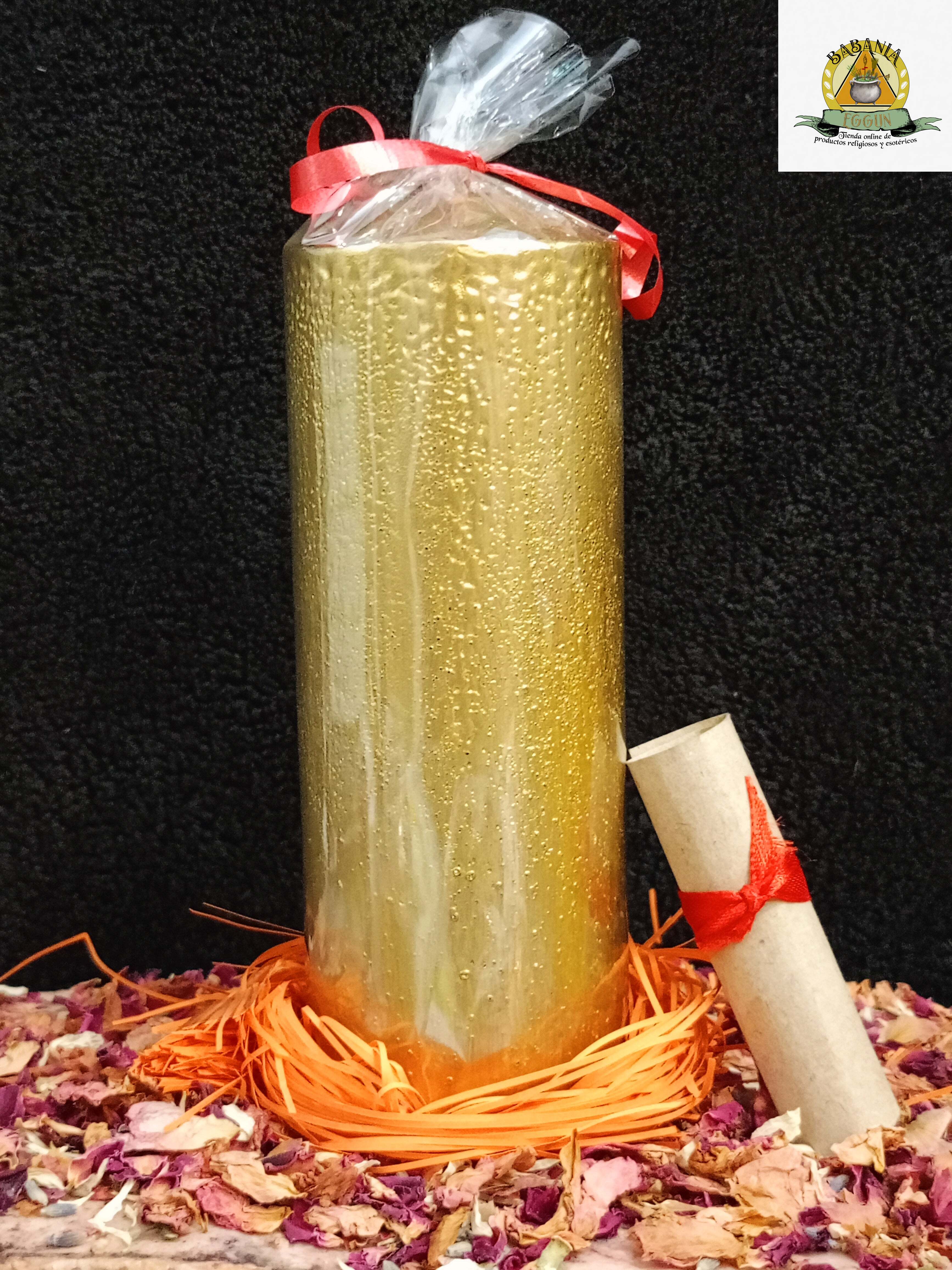 6 X 14 CM CANDELA ORO