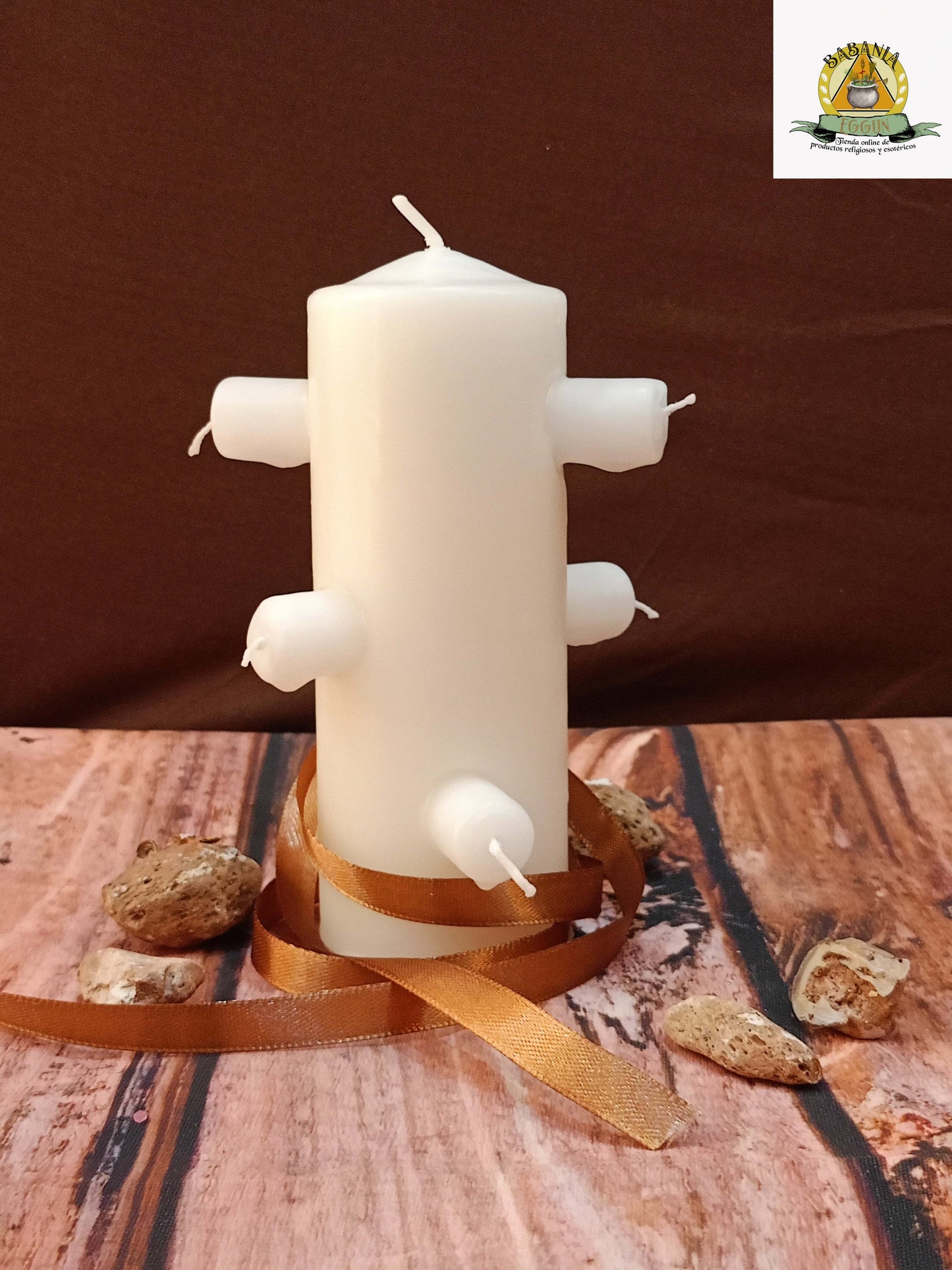 VELON 7 MECHAS BLANCO (efecto poom).