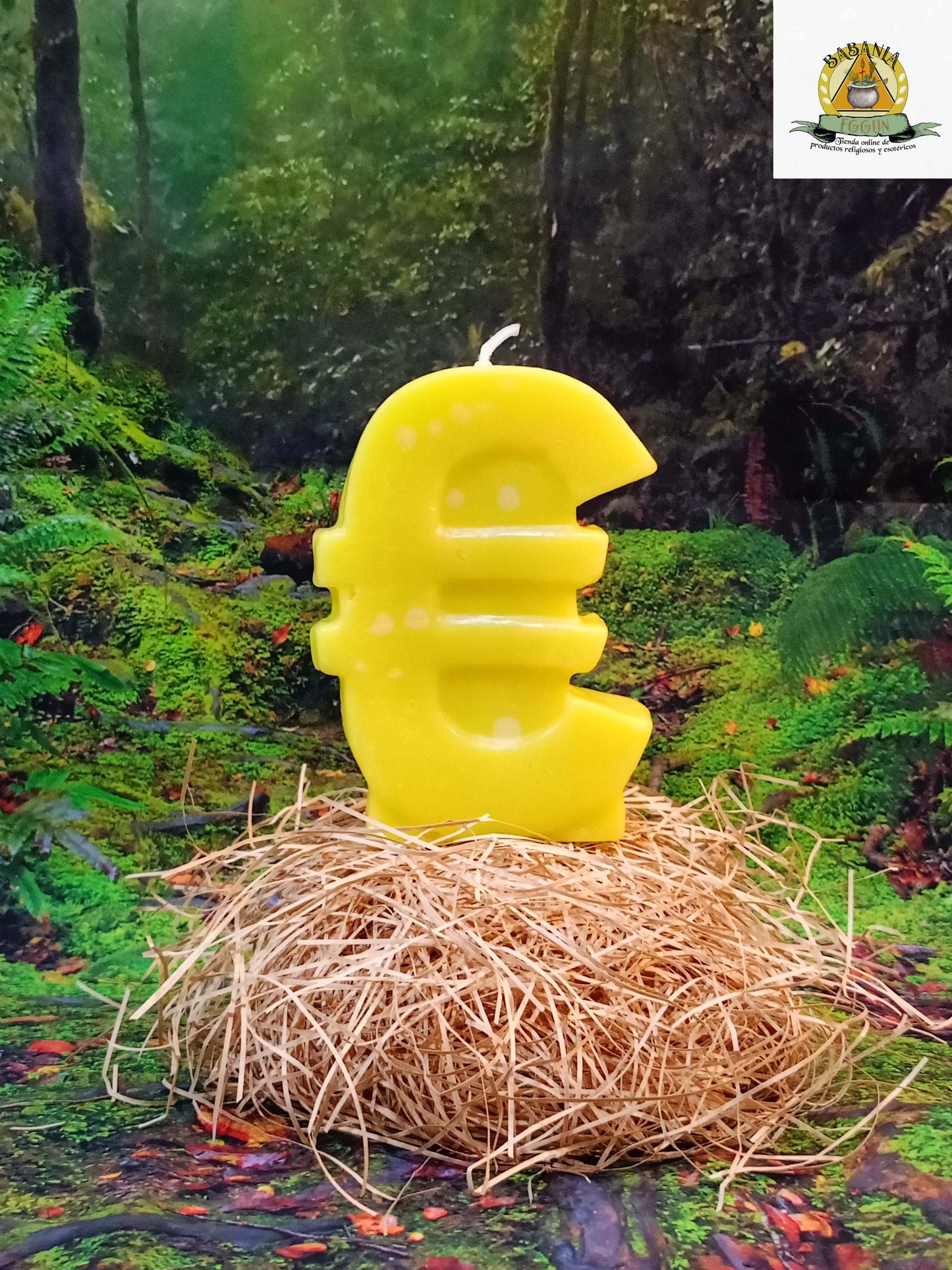 VELA EURO 11 CM ( Amarillo)