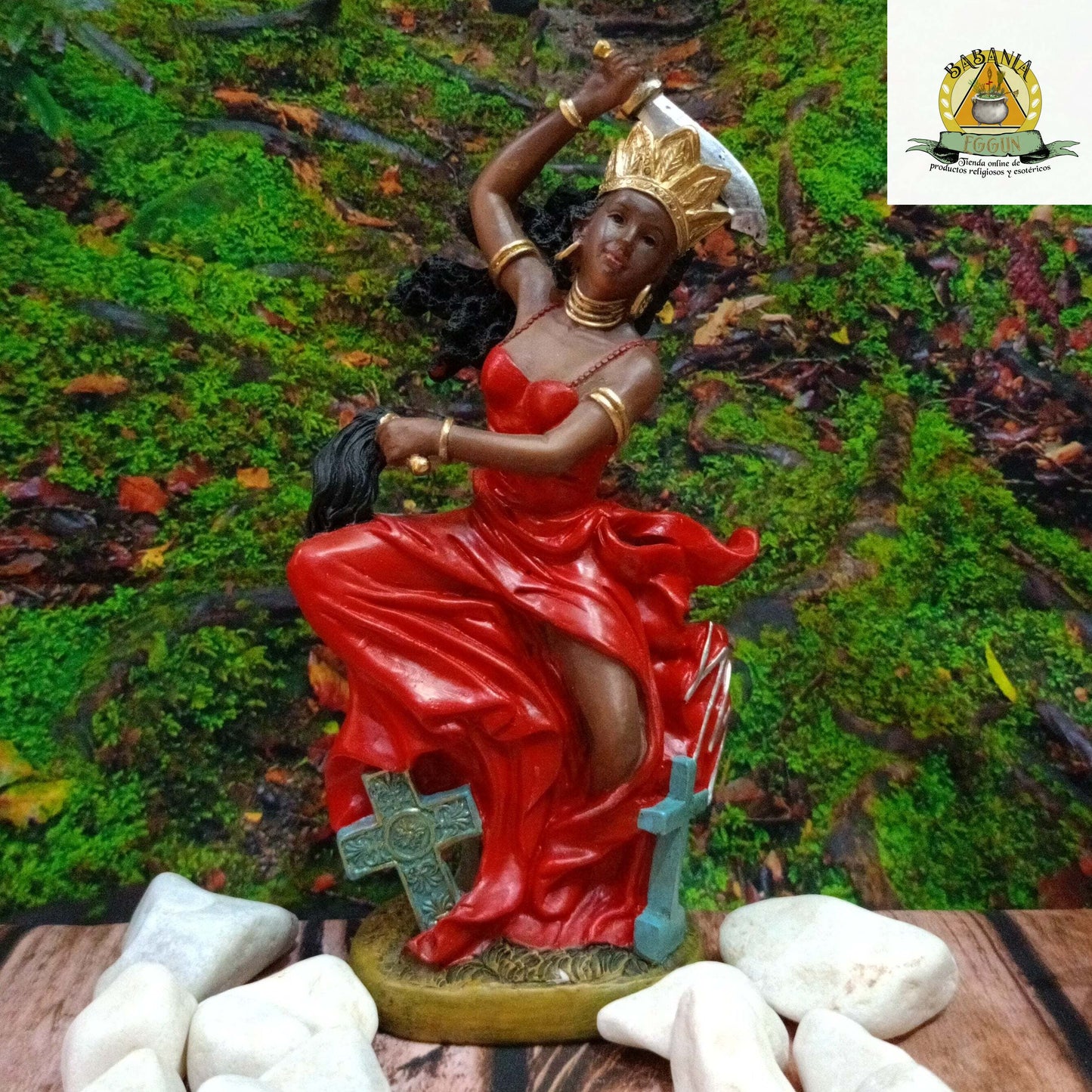 ESTATUA OYA 20 CM ROJA