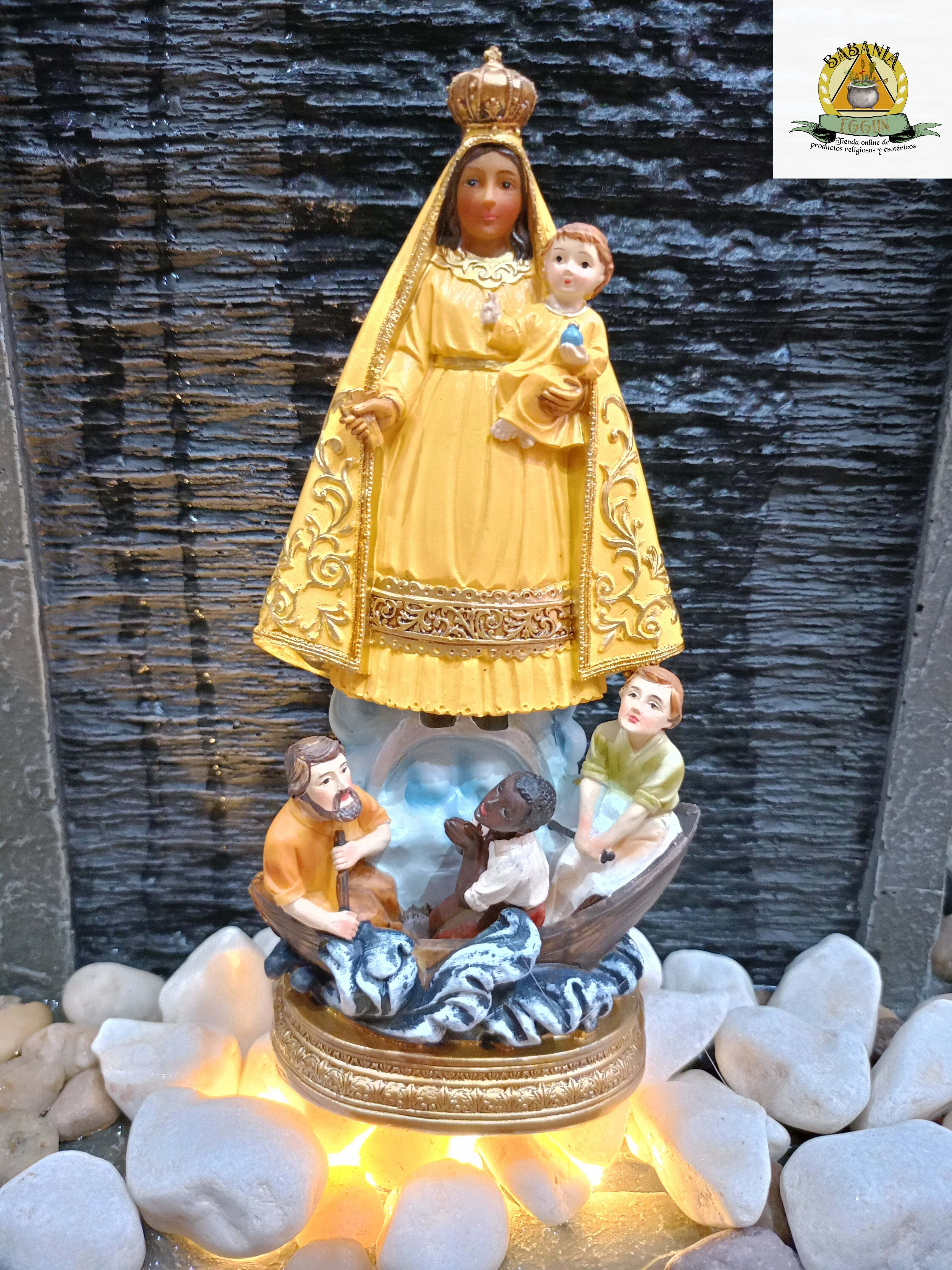 ESTATUA CARIDAD DEL COBRE 20 CM