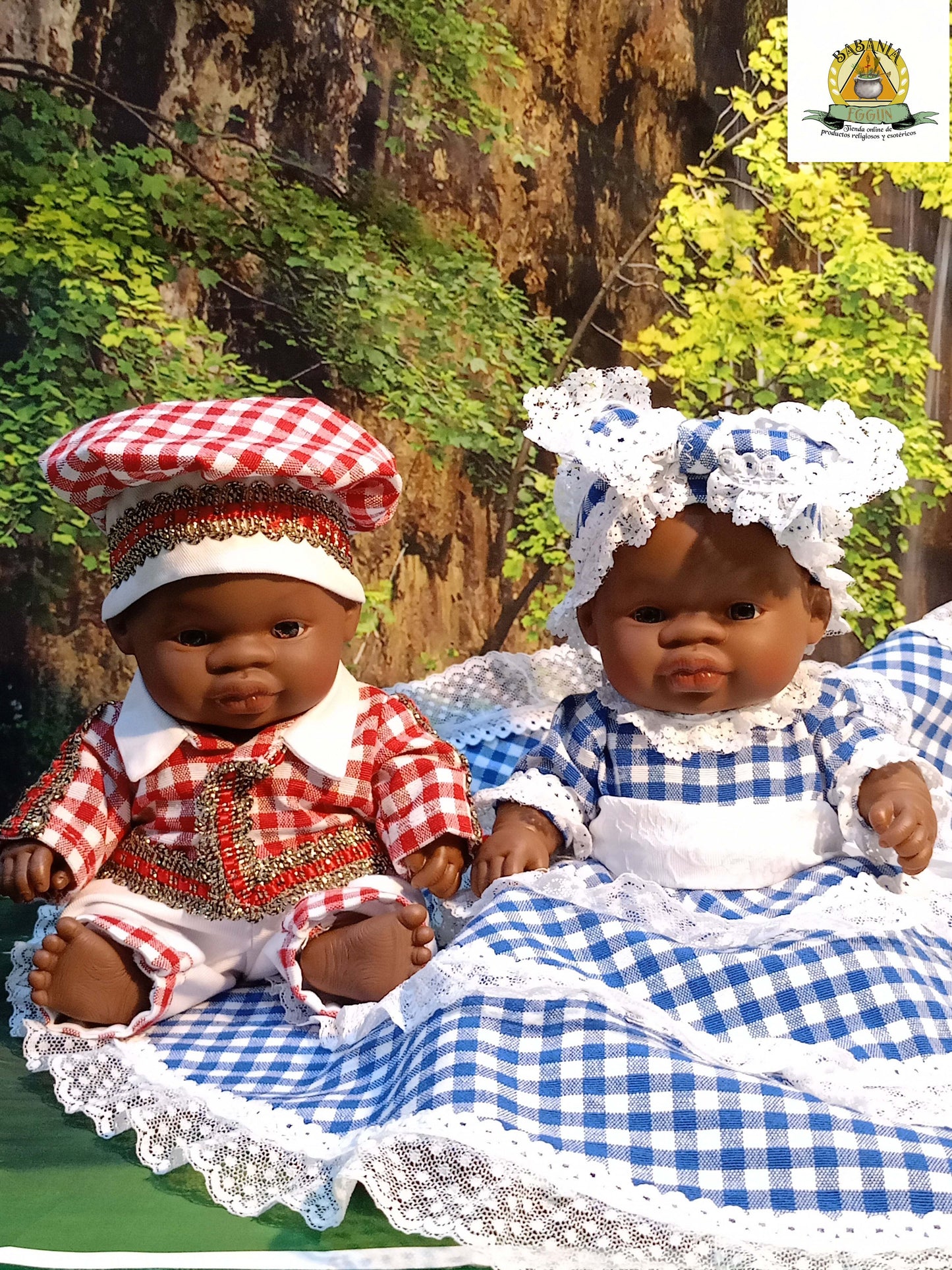 MUÑECOS  AFRICANO SANTO 21 CM (ELEGGUA,OGGUN,OBATALA,OYA,YEMAYA,OSHUN,IBEYIS)