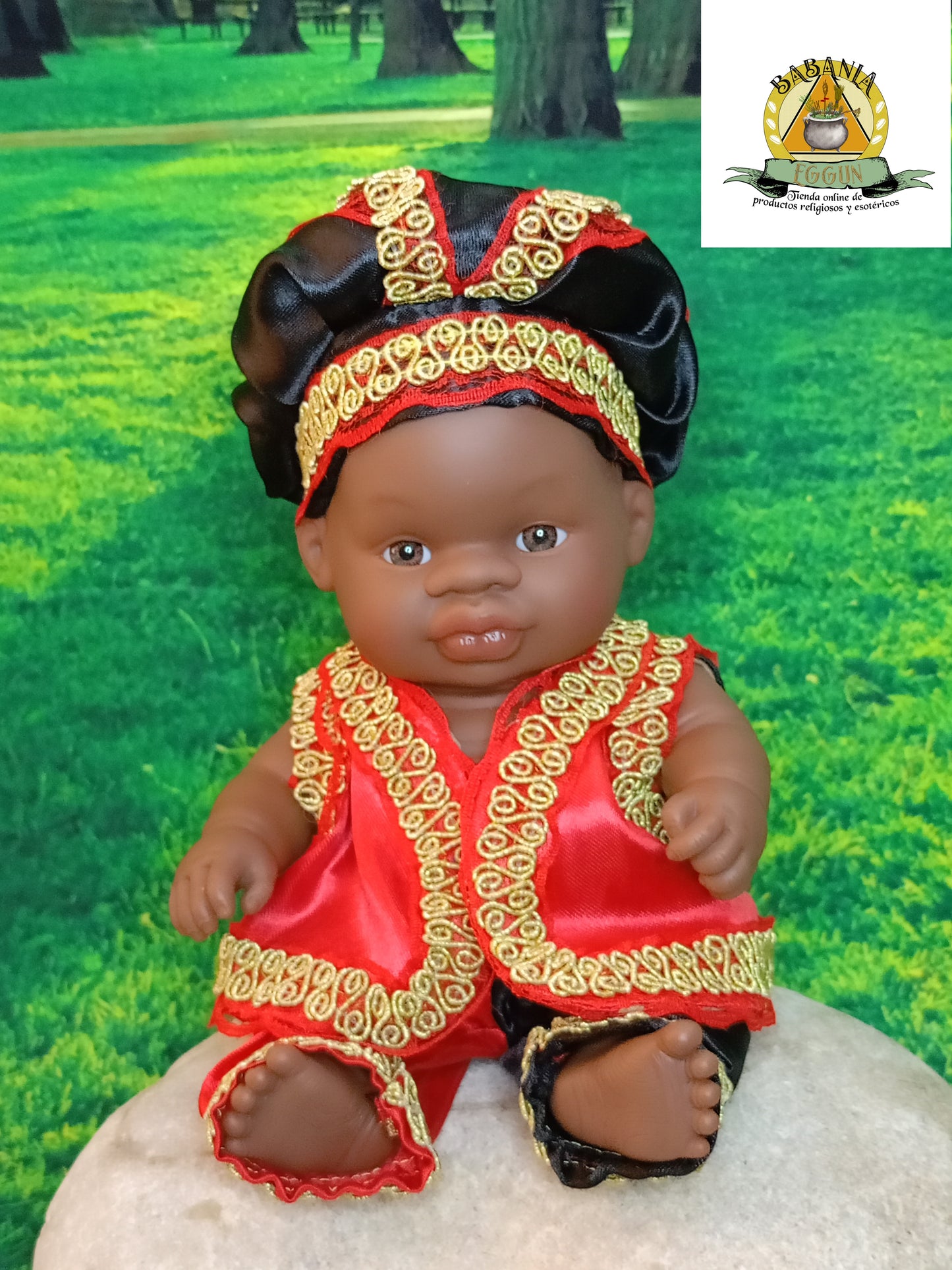 MUÑECOS  AFRICANO SANTO 21 CM (ELEGGUA,OGGUN,OBATALA,OYA,YEMAYA,OSHUN,IBEYIS)