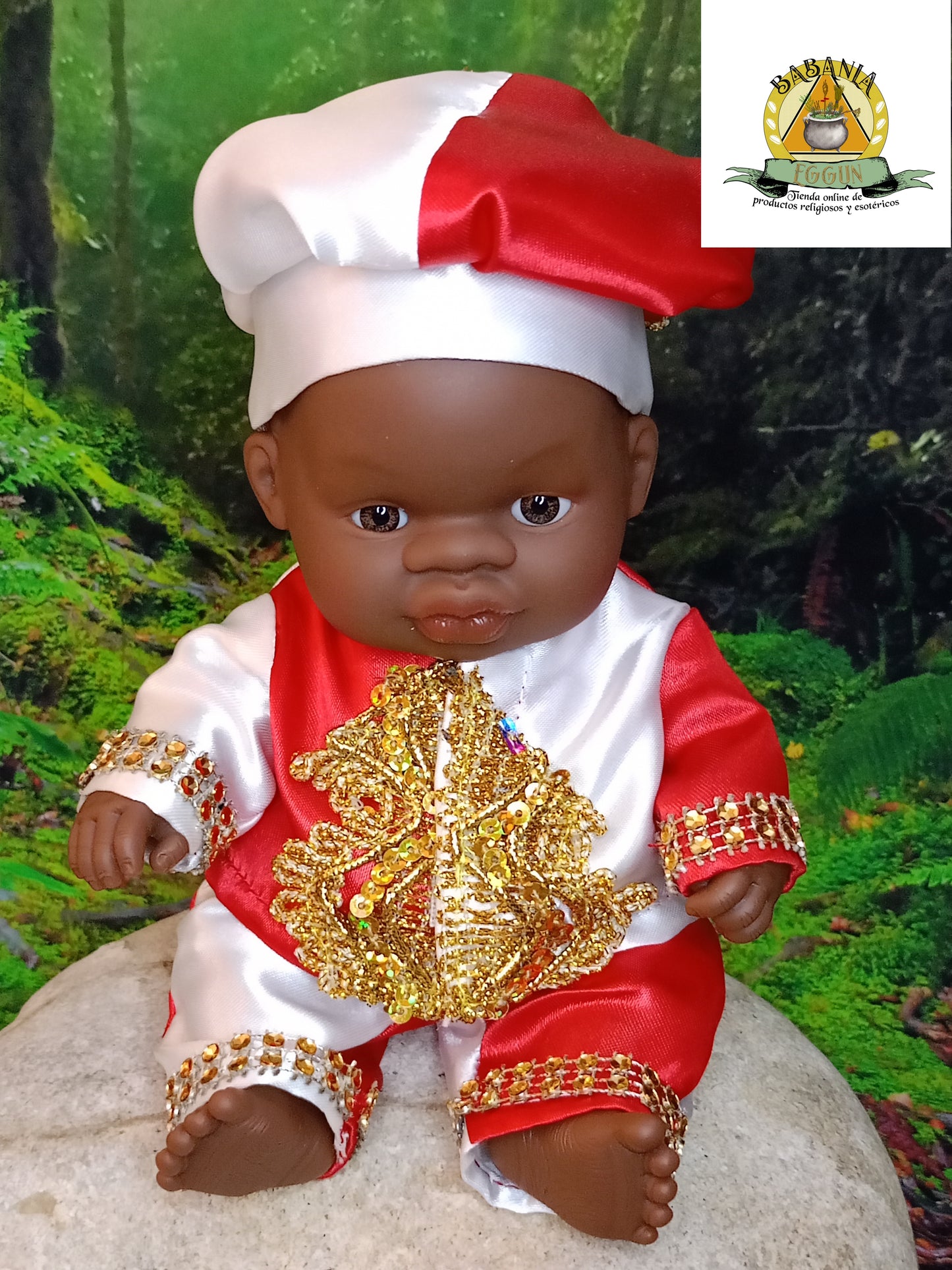 MUÑECOS  AFRICANO SANTO 21 CM (ELEGGUA,OGGUN,OBATALA,OYA,YEMAYA,OSHUN,IBEYIS)