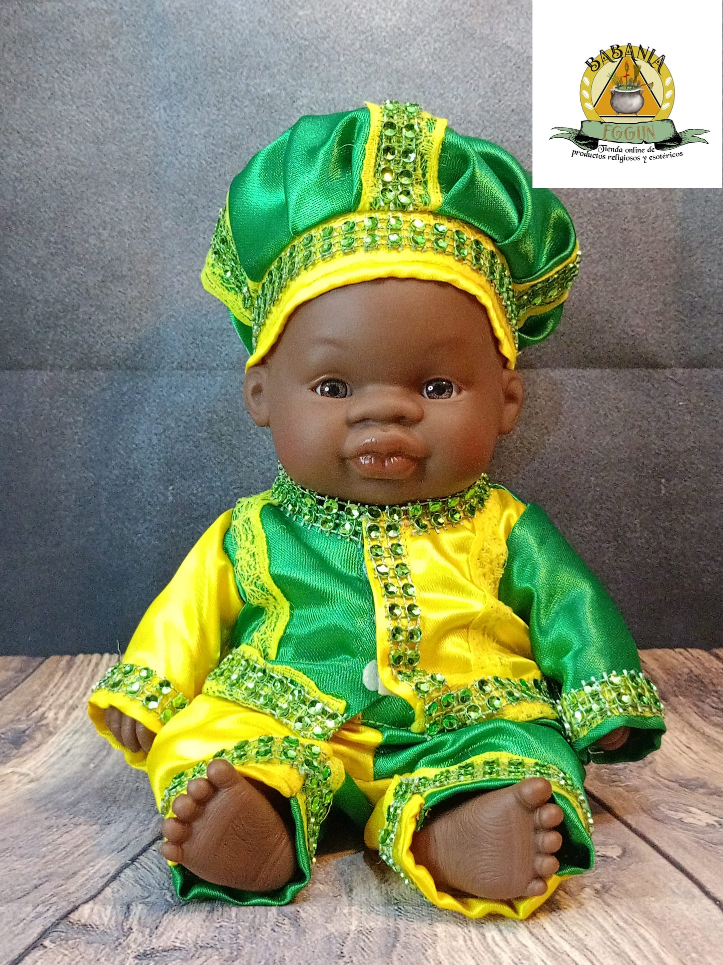 MUÑECOS  AFRICANO SANTO 21 CM (ELEGGUA,OGGUN,OBATALA,OYA,YEMAYA,OSHUN,IBEYIS)
