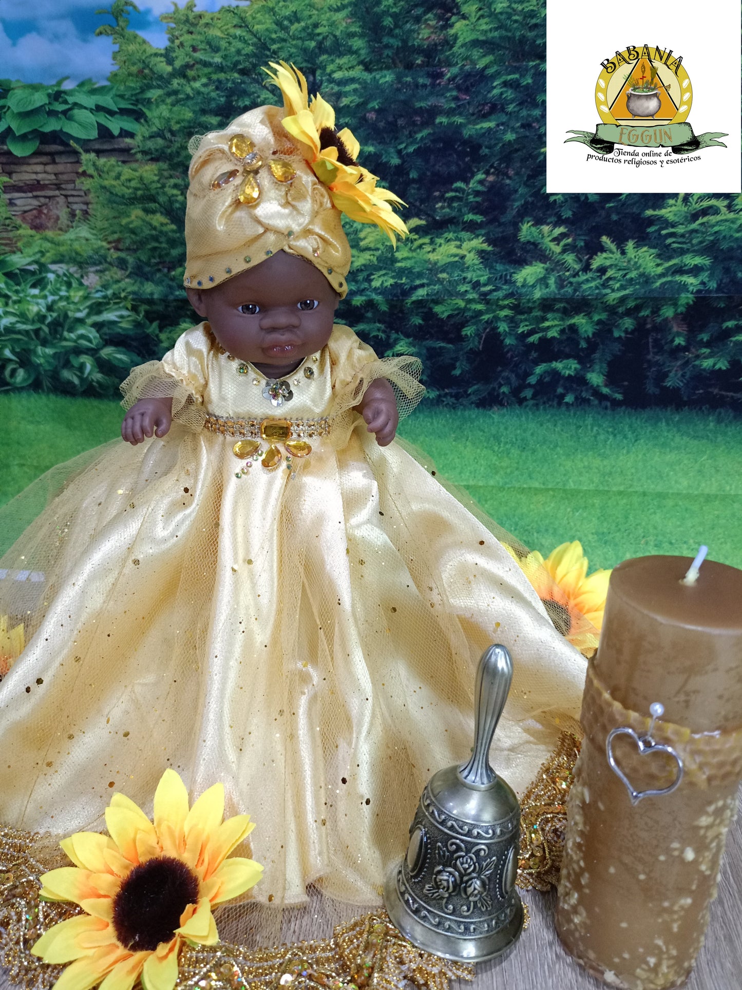 MUÑECOS  AFRICANO SANTO 21 CM (ELEGGUA,OGGUN,OBATALA,OYA,YEMAYA,OSHUN,IBEYIS)