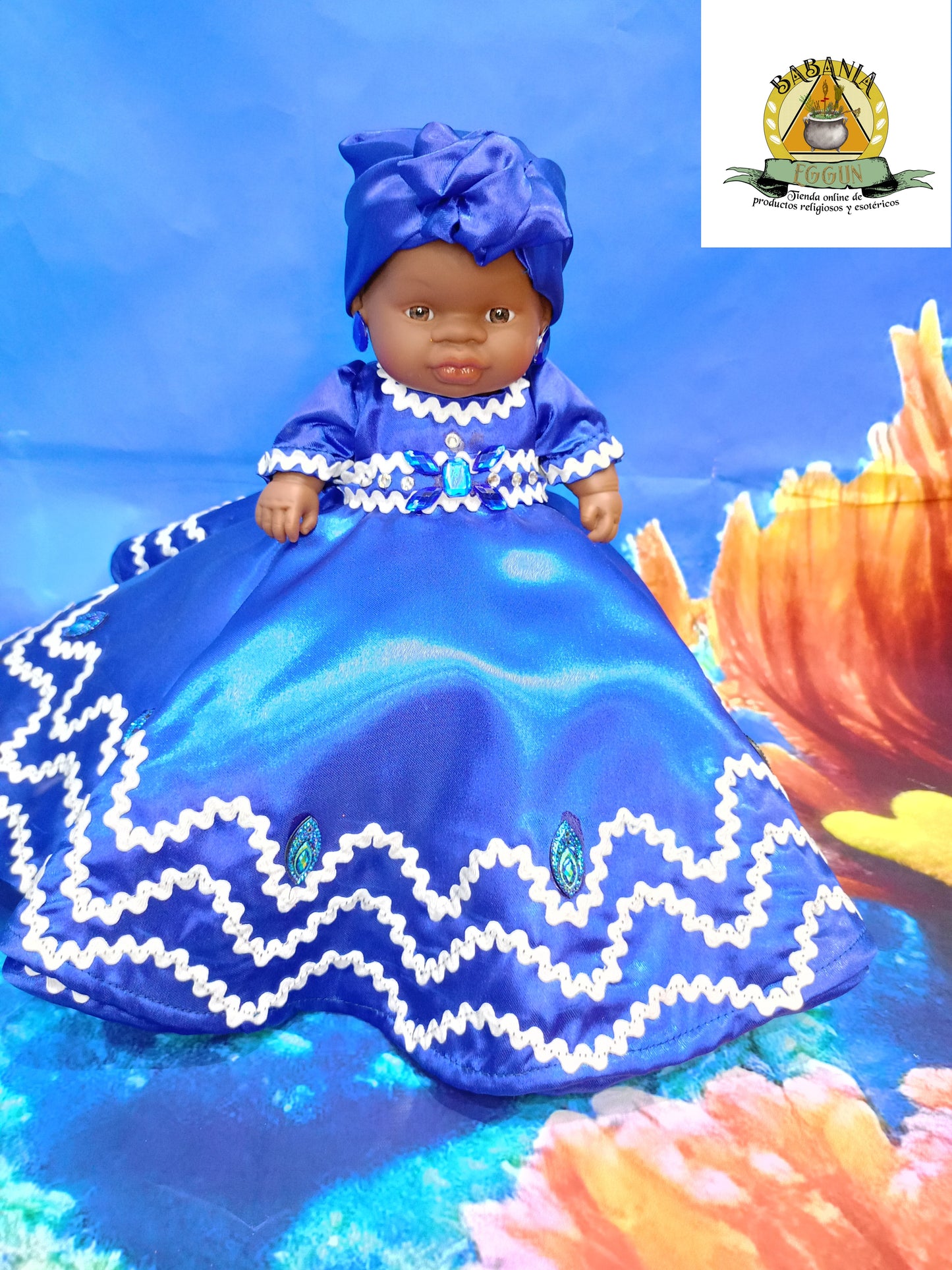 MUÑECOS  AFRICANO SANTO 21 CM (ELEGGUA,OGGUN,OBATALA,OYA,YEMAYA,OSHUN,IBEYIS)