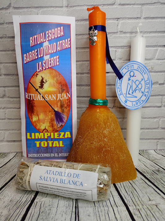 RITUAL ESCOBA LIMPIEZA TOTAL + INSTRUCCIONES    san juan
