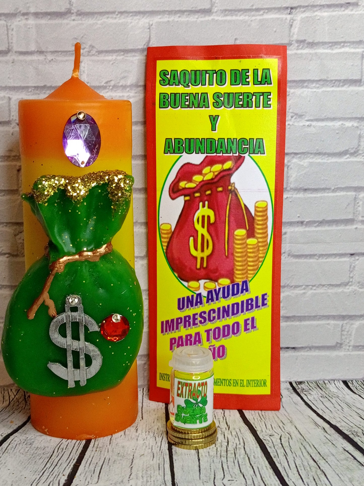 RITUAL SAQUITO DE LA BUENA SUERTE instrucciones incluidas