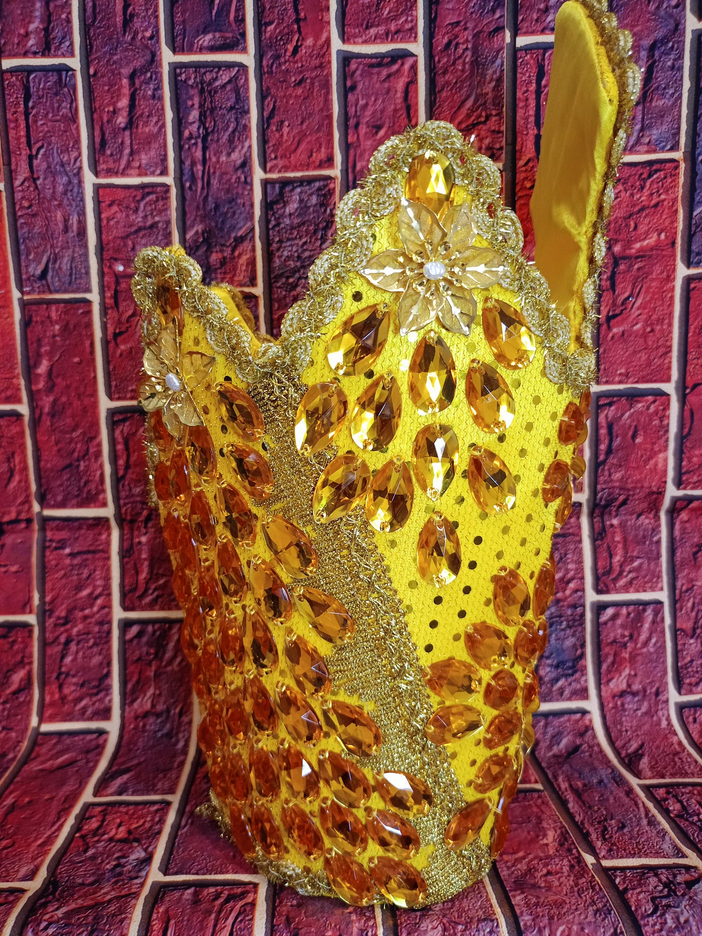 CORONA DECORADA OSHUN GRANDE (personalizable)