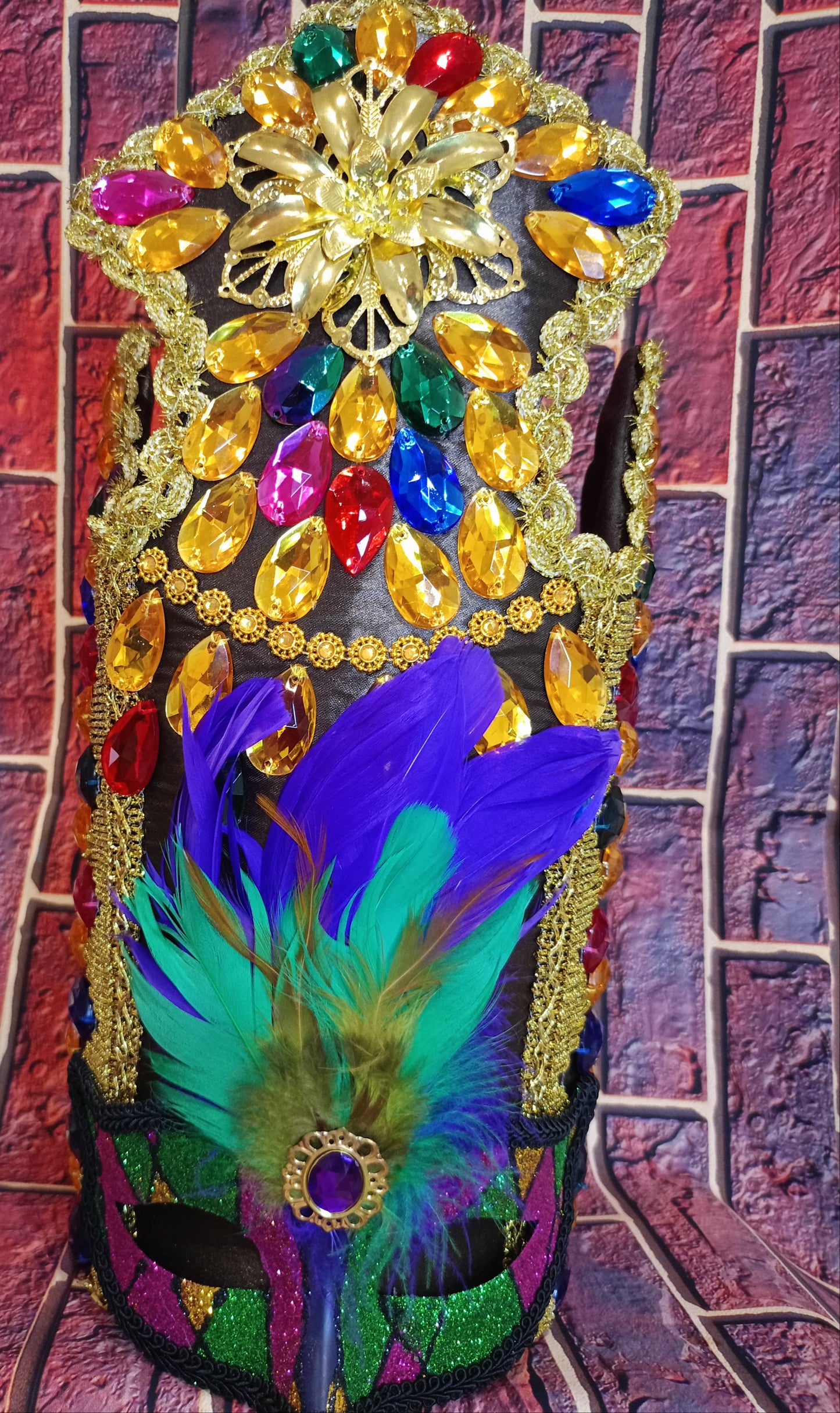 CORONA DECORADA OYA GRANDE  (personalizada)