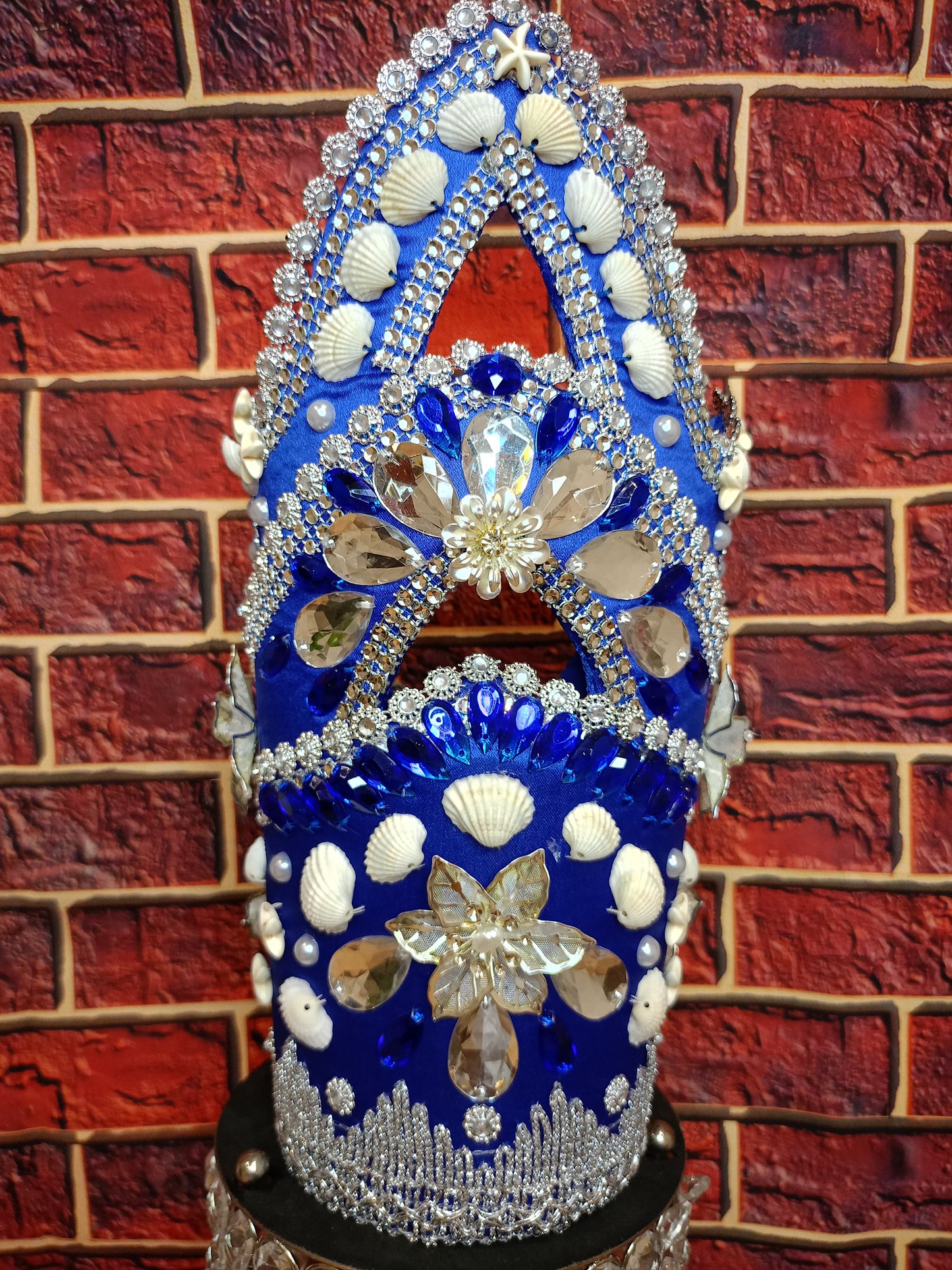 CORONA DECORADA YEMAYA  (personalizada).