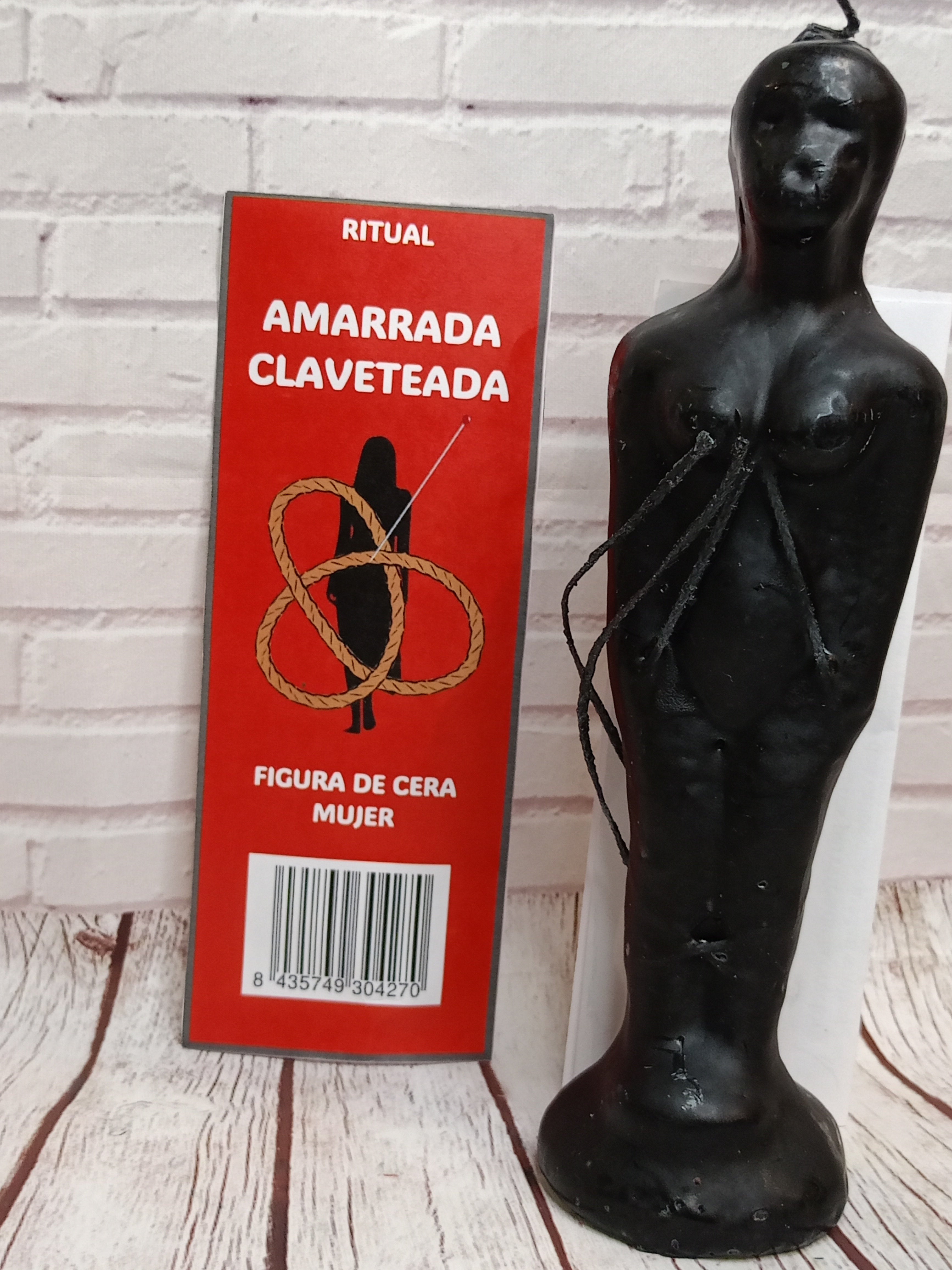 RITUAL AMARRADA Y CLAVETEADA NEGRA